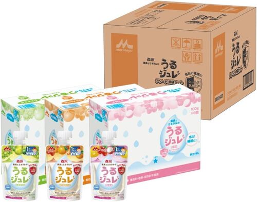 樂天商城 - 賞味期限：2027.08.12 森永乳業ベビー&キッズ うるジュレ3品×6袋 18個アソートセット [ 1歳頃から 3種類 詰め合わせ ]