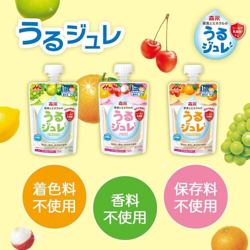 賞味期限：2027.08.12 森永乳業ベビー&キッズ うるジュレ3品×6袋 18個アソートセッ...
