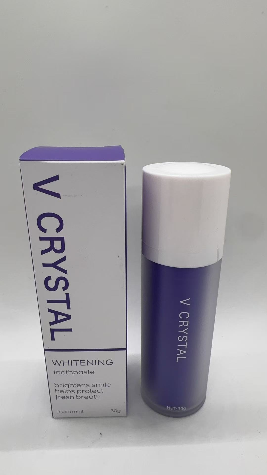V CRYSTAL 日本製 ホワイトニング パープル　30g