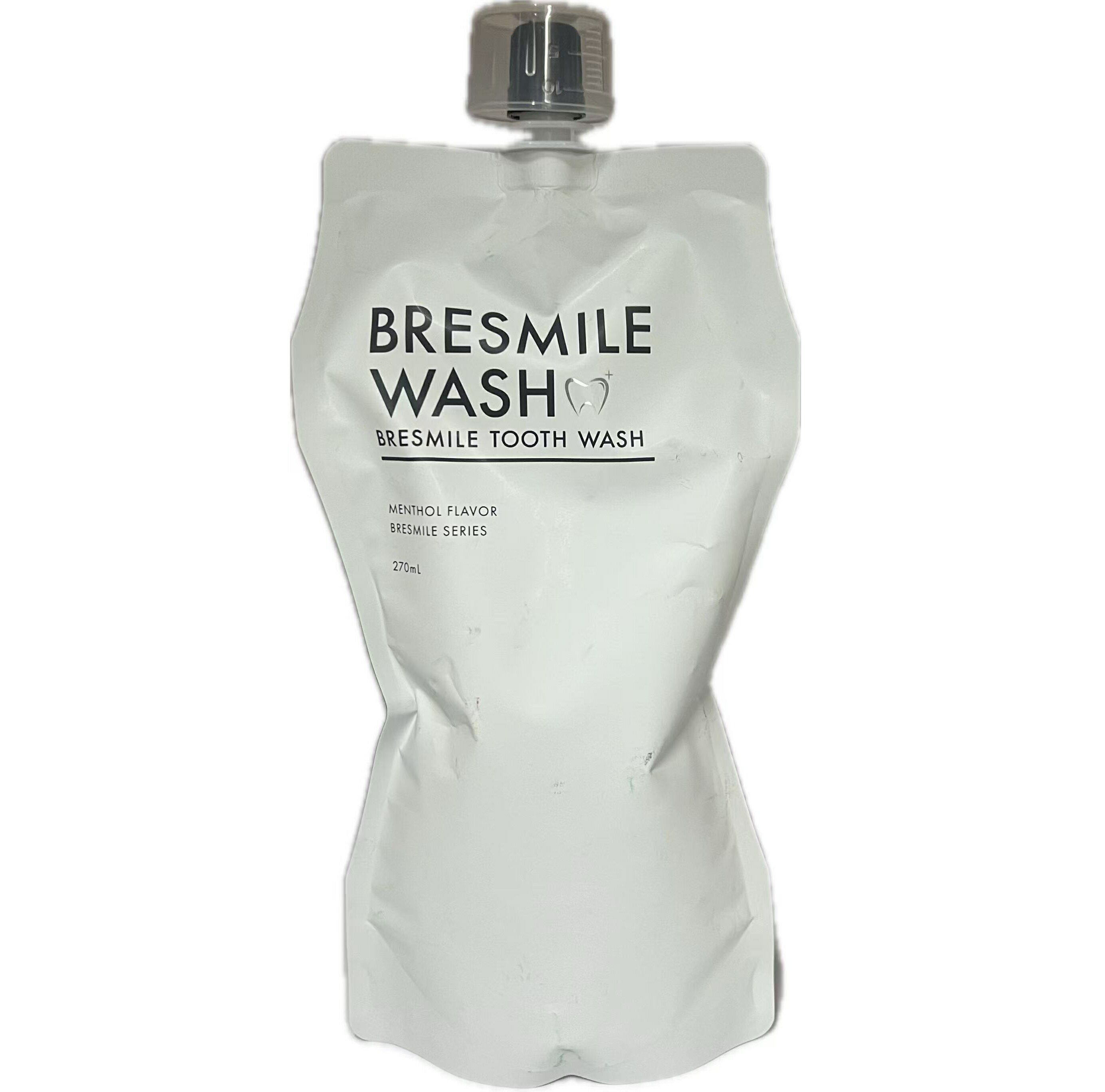 【汚れが見える マウスウォッシュ 】 ブレスマイル（BRESMILE） 口臭ケア ホワイトニング 歯 口臭対策 口臭 ブレスマイルウォッシュ 270mL×1袋...