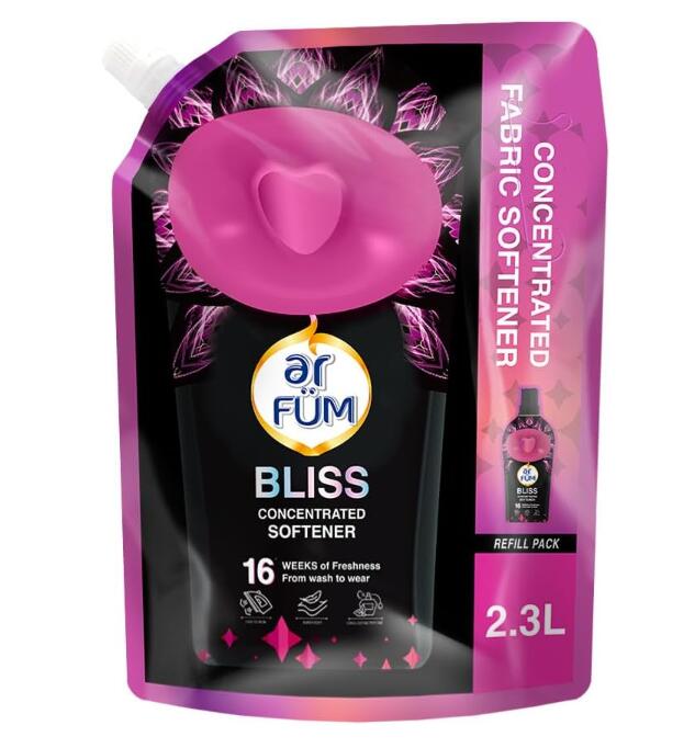 柔軟剤 液体 Black Label アフューム(arFUM) ラブリー ブリス BLISS 愛らしい香り 熟したレッドベリー＆ラズベリーの甘酸っぱく爽やかな香り プレミアムな香り (2.3L)