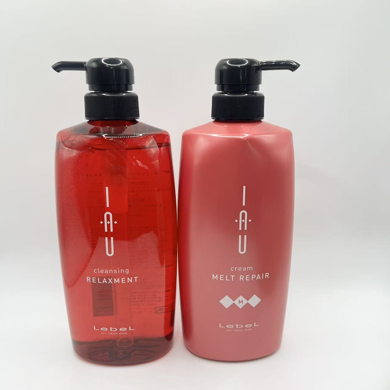 乐天商城 - ルベル IAU イオ クレンジング リラックスメント(シャンプー)600ml&イオ クリーム メルトリペア トリートメント600ml