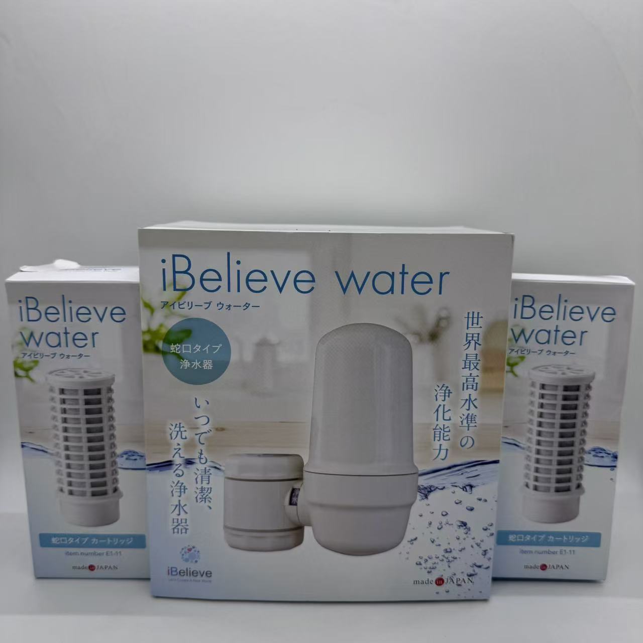 Rakuten - 浄水器 蛇口タイプ 3000L カートリッジ3個付き 高除去 20項目クリア
