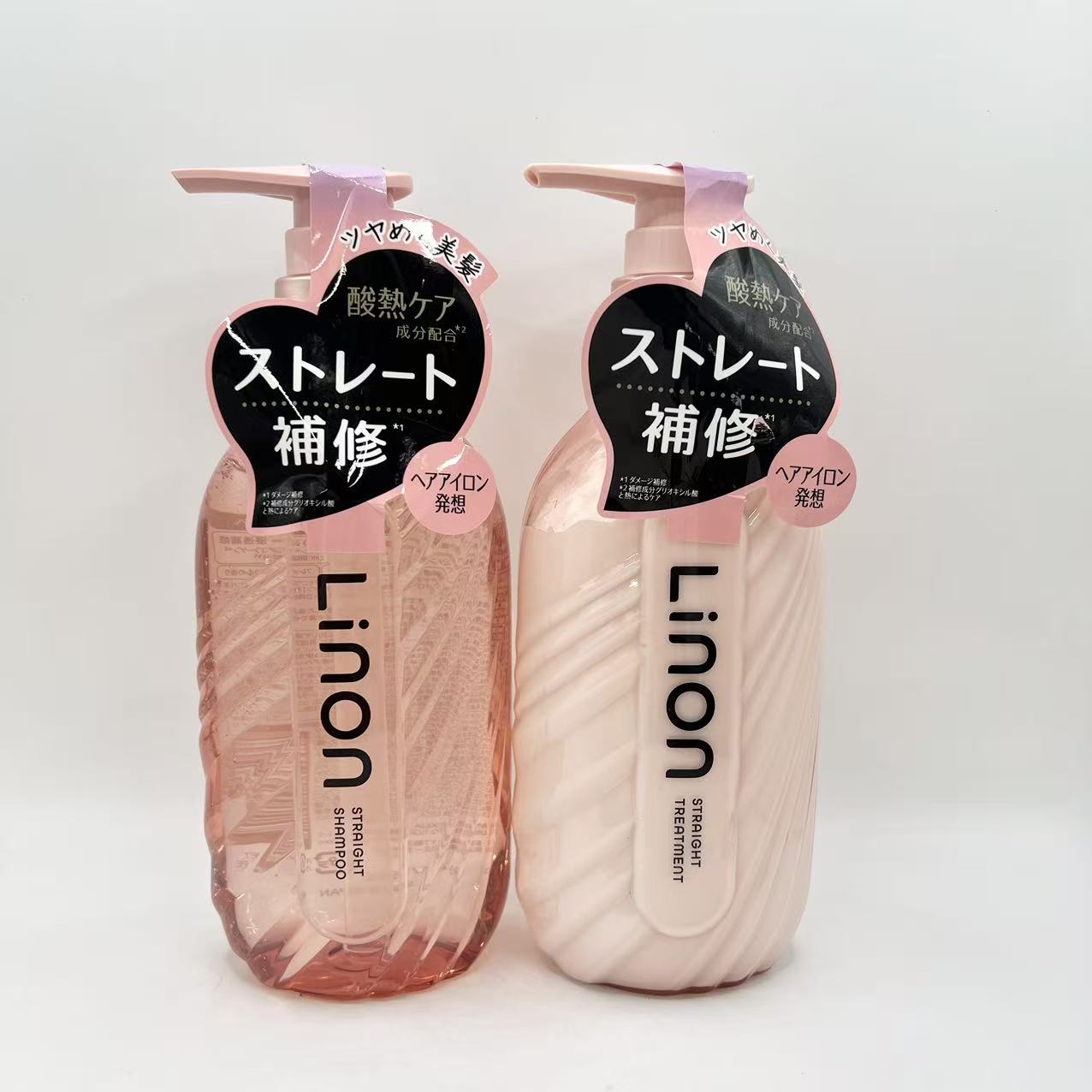 乐天商城 - 【ストレートキープ】リノン ストレート キープ シャンプー 詰め替え 保湿 うるおい まとまり やわらかなフレッシュフローラルの香り350ml (ボトル, シャンプー・トリートメントセット)