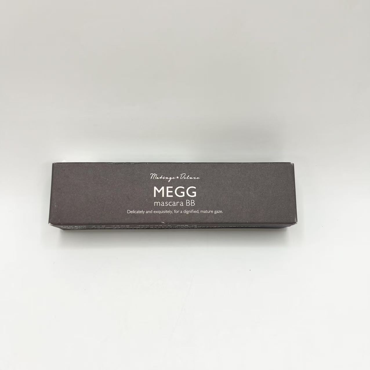 MEGG メッグ 売上世界一のまつ毛デラックスシリーズ(2022年)から登場 マスカラBB ブラウンブラック 美容成分配合 お湯で落ちる WMOA ファーマフーズ 1本 7g