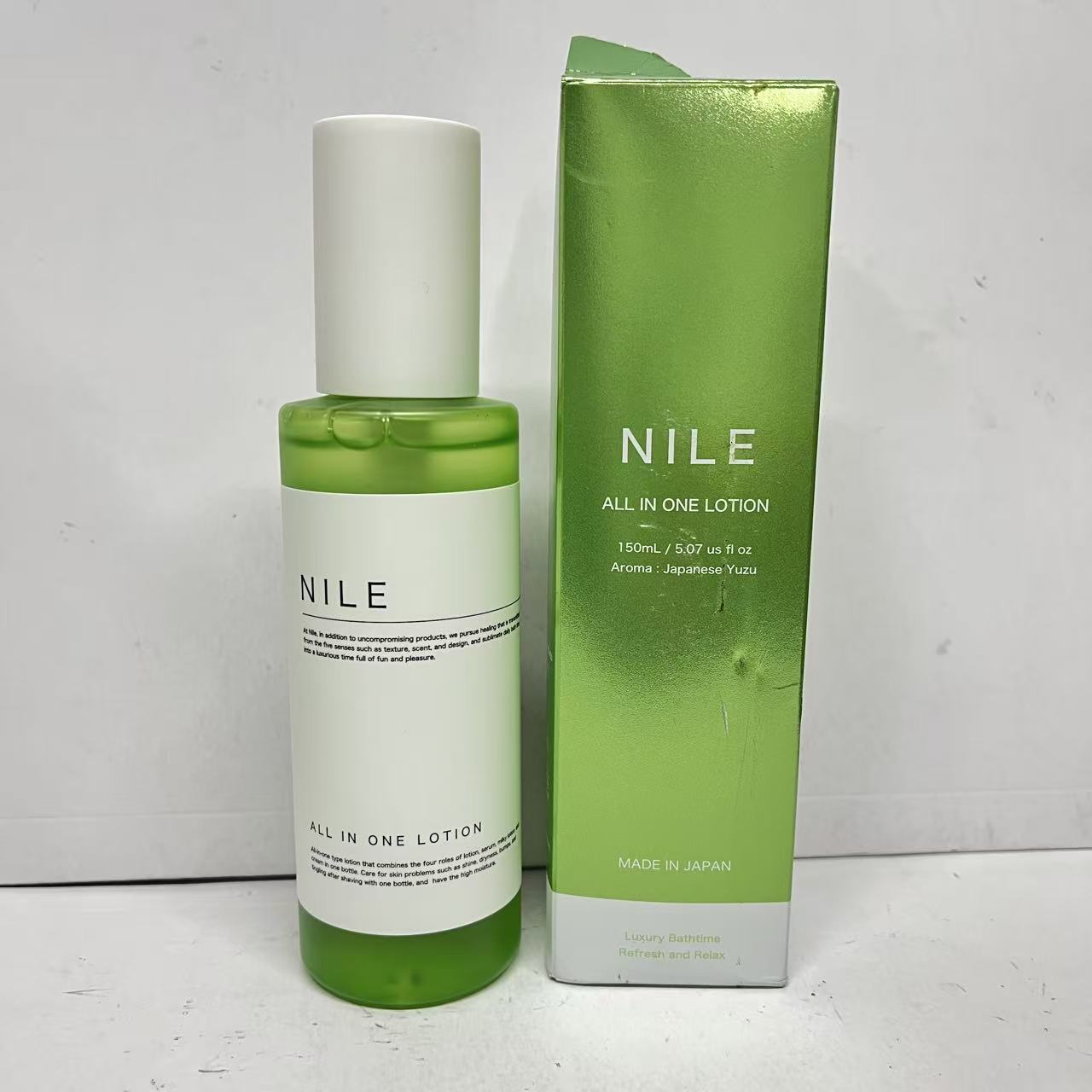 NILE オールインワンスキンケアローション メンズ アフターシェーブローション (ジャパニーズユズの香り)