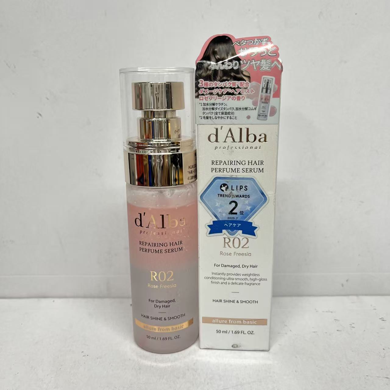 樂天商城 - d'Alba プロフェッショナル リペアリング ヘアパヒュームセラム Professional Reparing Hair Perfume Serum - ヘアミスト ヘアトリートメント ヘアパフュームセラム ダメージケア つや髪 艶髪 保湿ケア ベタつかない 高浸透オイル ケラチン アミノ酸 ヴィーガン 50ml