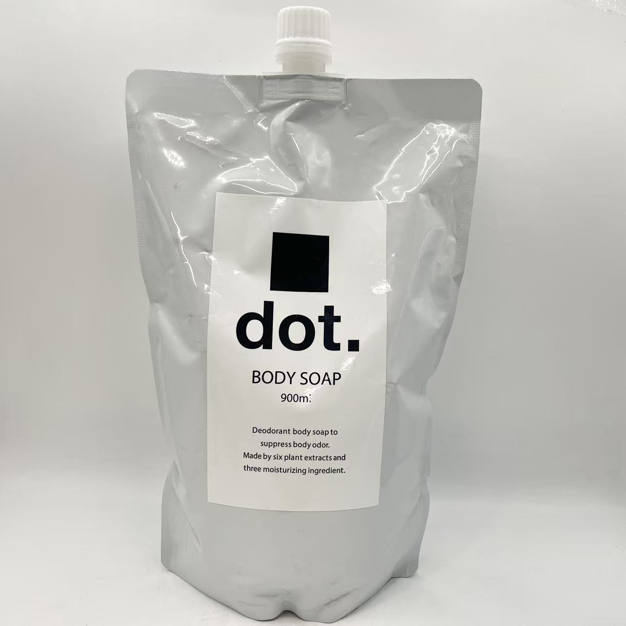 dot 2ヶ月分 ボディソープ 詰め替え用 デオドラント メンズ レディース 大容量 液体 背中ニキビ 加齢臭 体臭 ボディウォッシュ 保湿医薬部外品 900ml (詰め替え用)