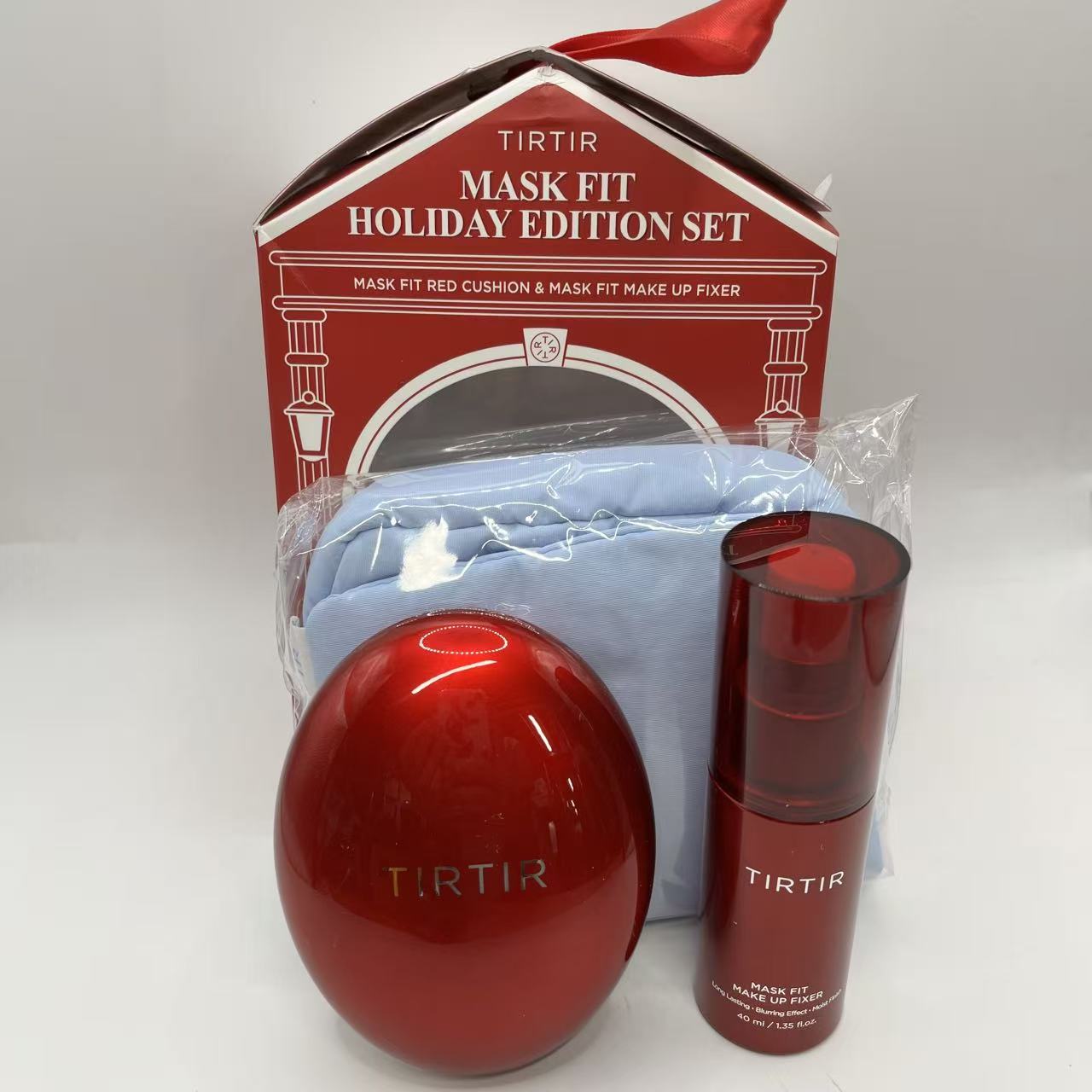 乐天商城 - [TIRTIR] MASK FIT HOLIDAY EDITION [ティルティル] マスクフィットホリデーエディション (クッション本品+ミニフィクサー) (RED 23N)