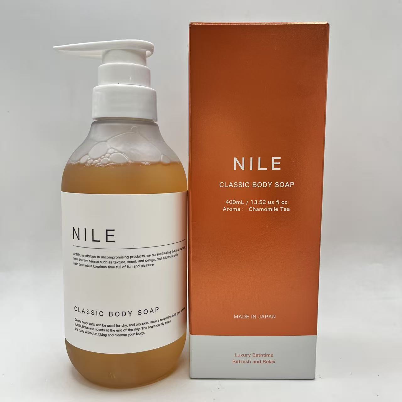 Rakuten - NILE クラシックボディーソープ シャワーオイル 400ml ティーフローラル（カモミールティーの香り）