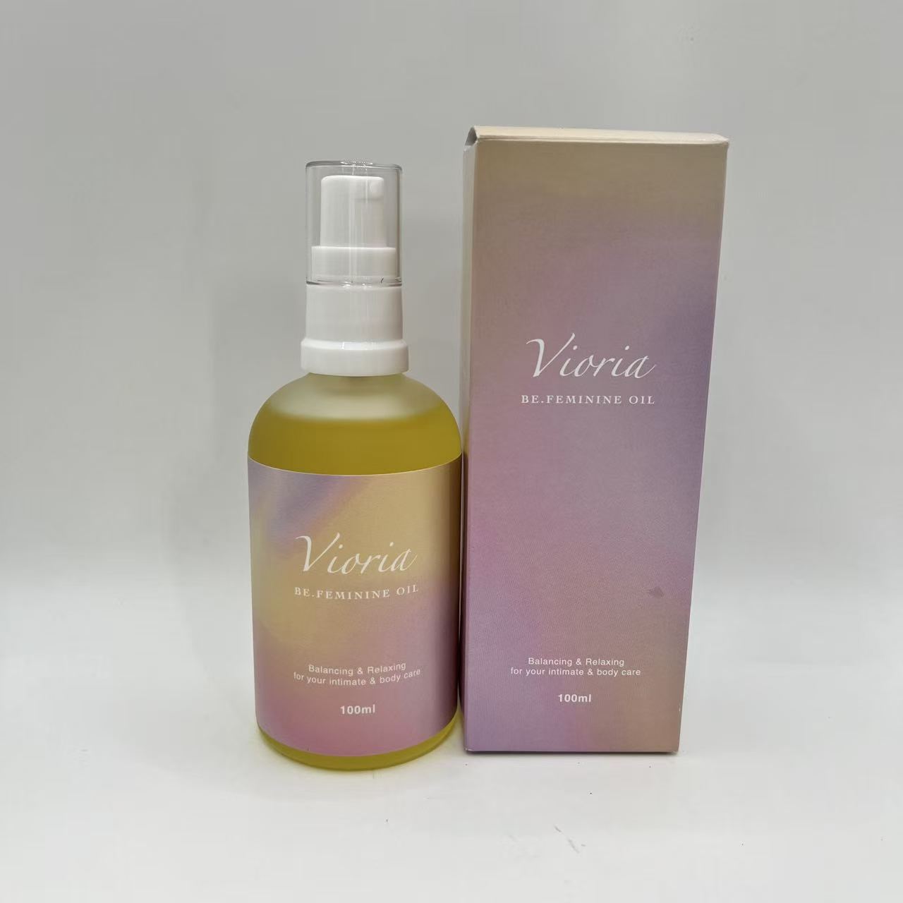 Rakuten - VIORIA BE・FEMININE OIL 日本国内生産品、大容量100ml、100%天然由来成分、セサミオイル & アムラオイル配合、デリケートゾーン & ボディ用保湿オイル