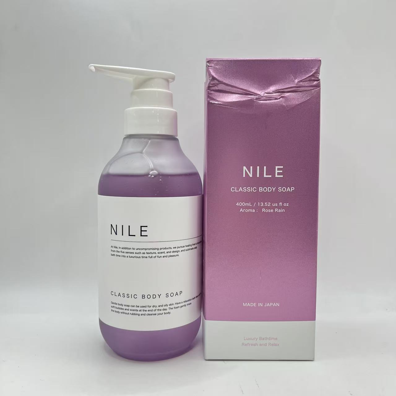 Rakuten - NILE クラシックボディーソープ シャワーオイル 400ml フローラルムスク（ローズレインの香り）