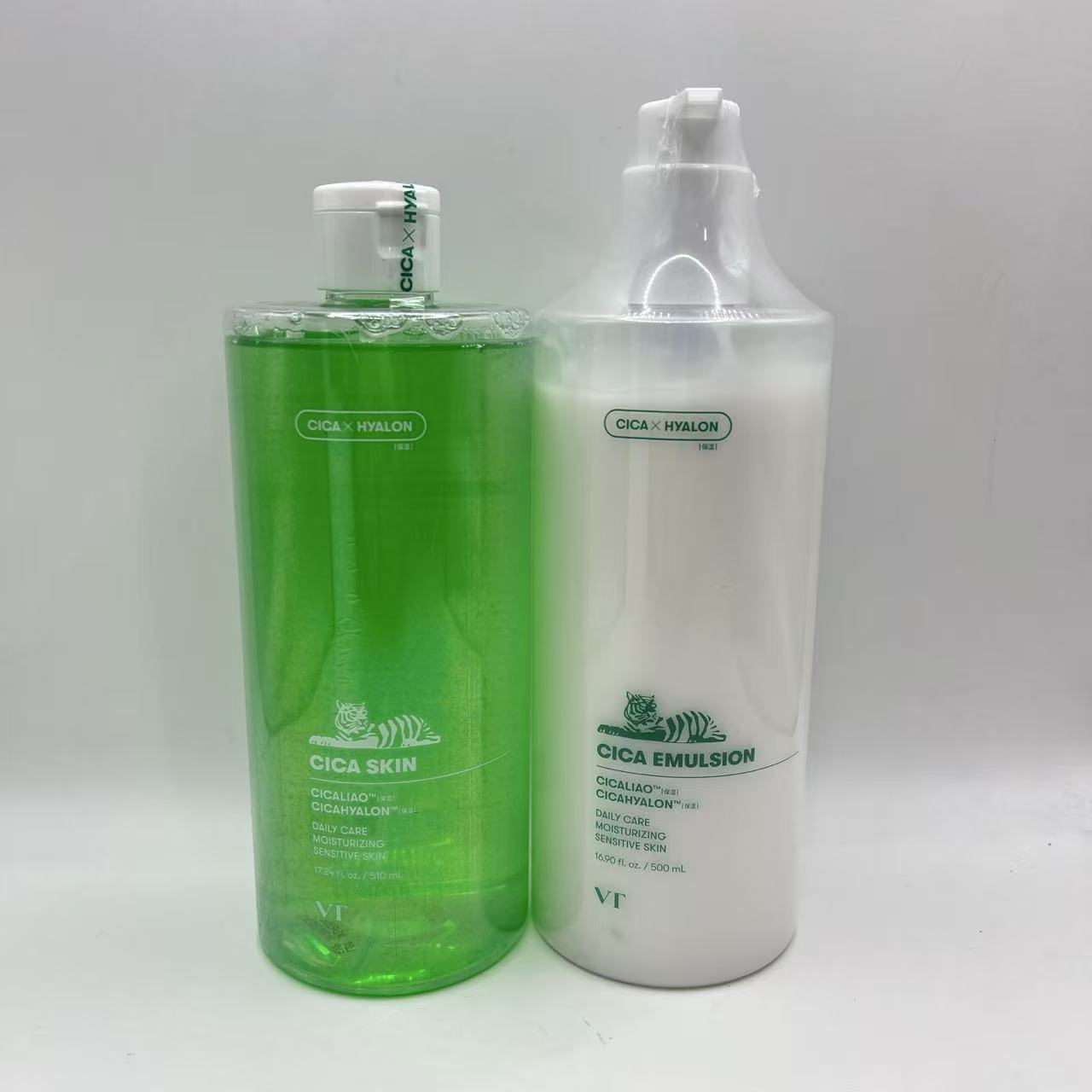 VTCOSMETICS(ブイティコスメテックス) シカスキン エマルジョン 6種 敏感肌 乾燥肌 スキンケア 保湿 化粧水 乳液 韓国コスメ CICA (シカスキン 510ml &エマルジョン 500ml)
