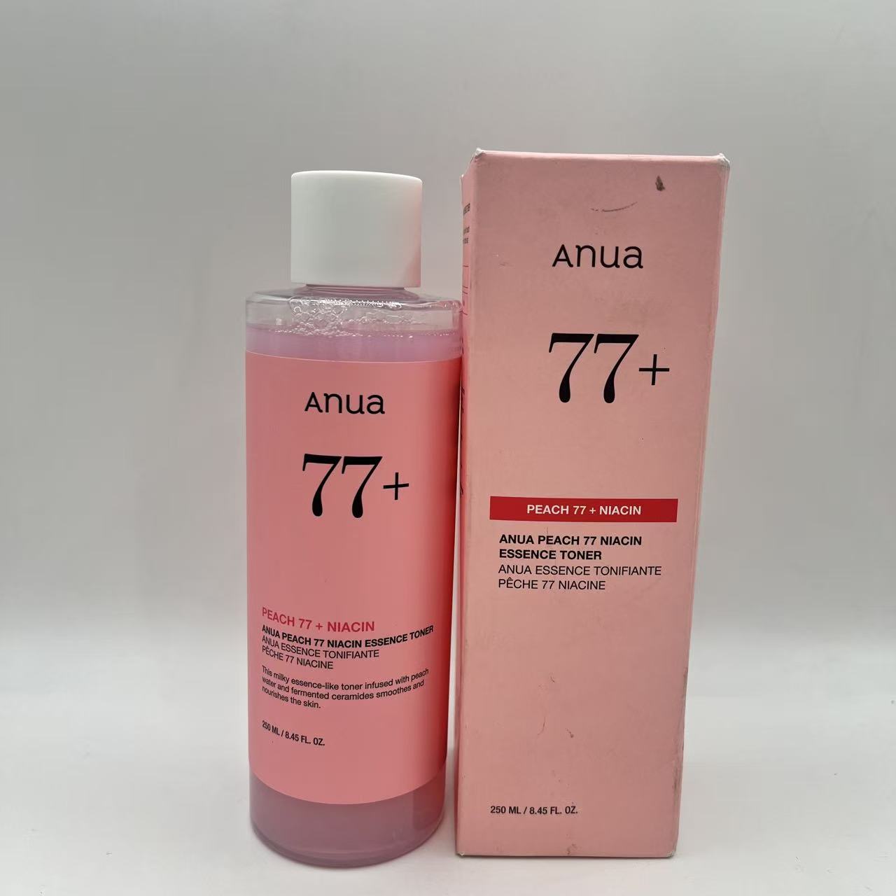 Rakuten - ANUA(アヌア) 桃77ナイアシンエッセンストナー250ml 化粧水 水光肌 ツヤ肌 角質 毛穴 水分保湿 乾燥肌 混合肌 peach niacin essence toner スキンケア 韓国化粧水 韓国コスメ
