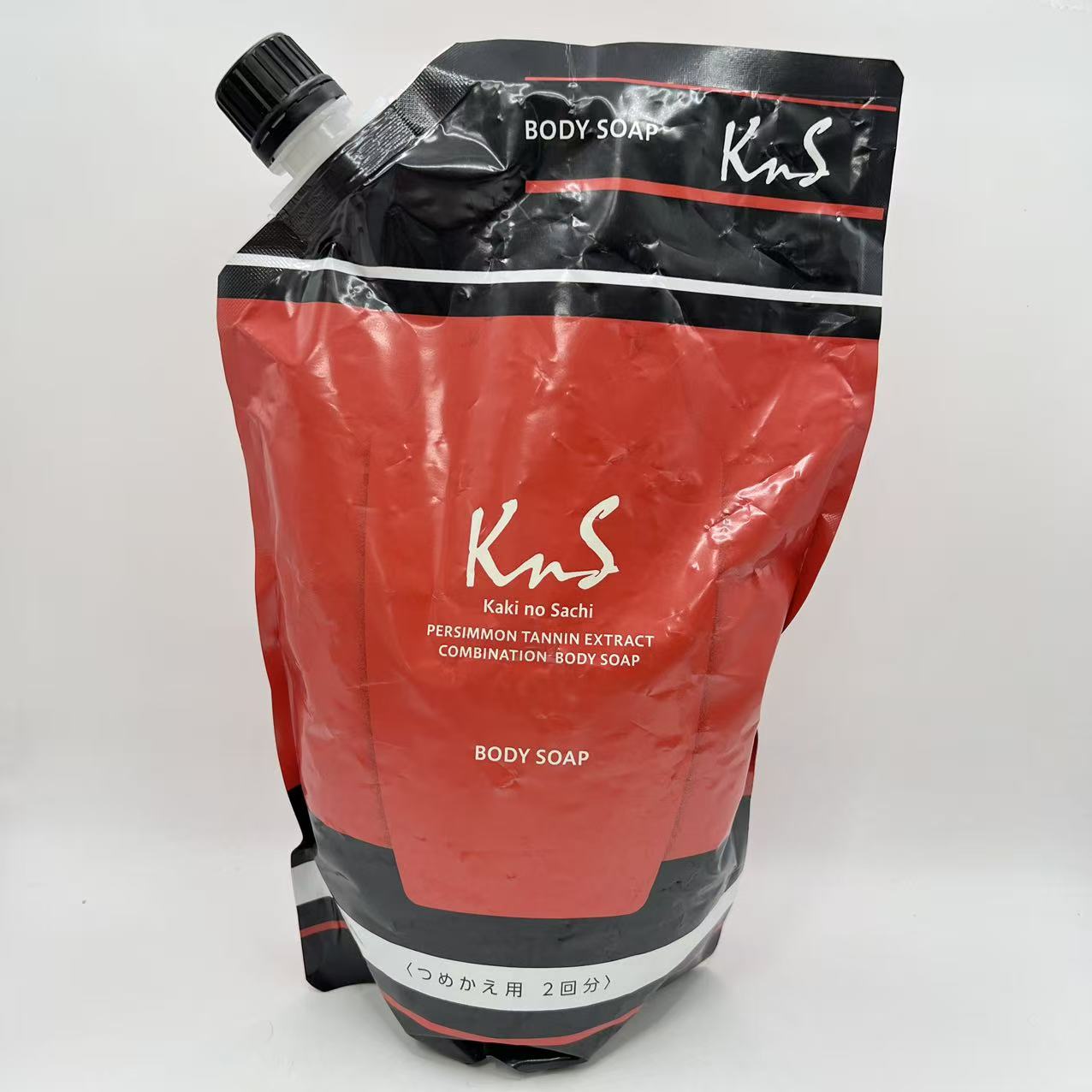 乐天商城 - 柿のさち 薬用 体臭 加齢臭 ボディーソープ KnS 柿渋 詰替え用 800mL