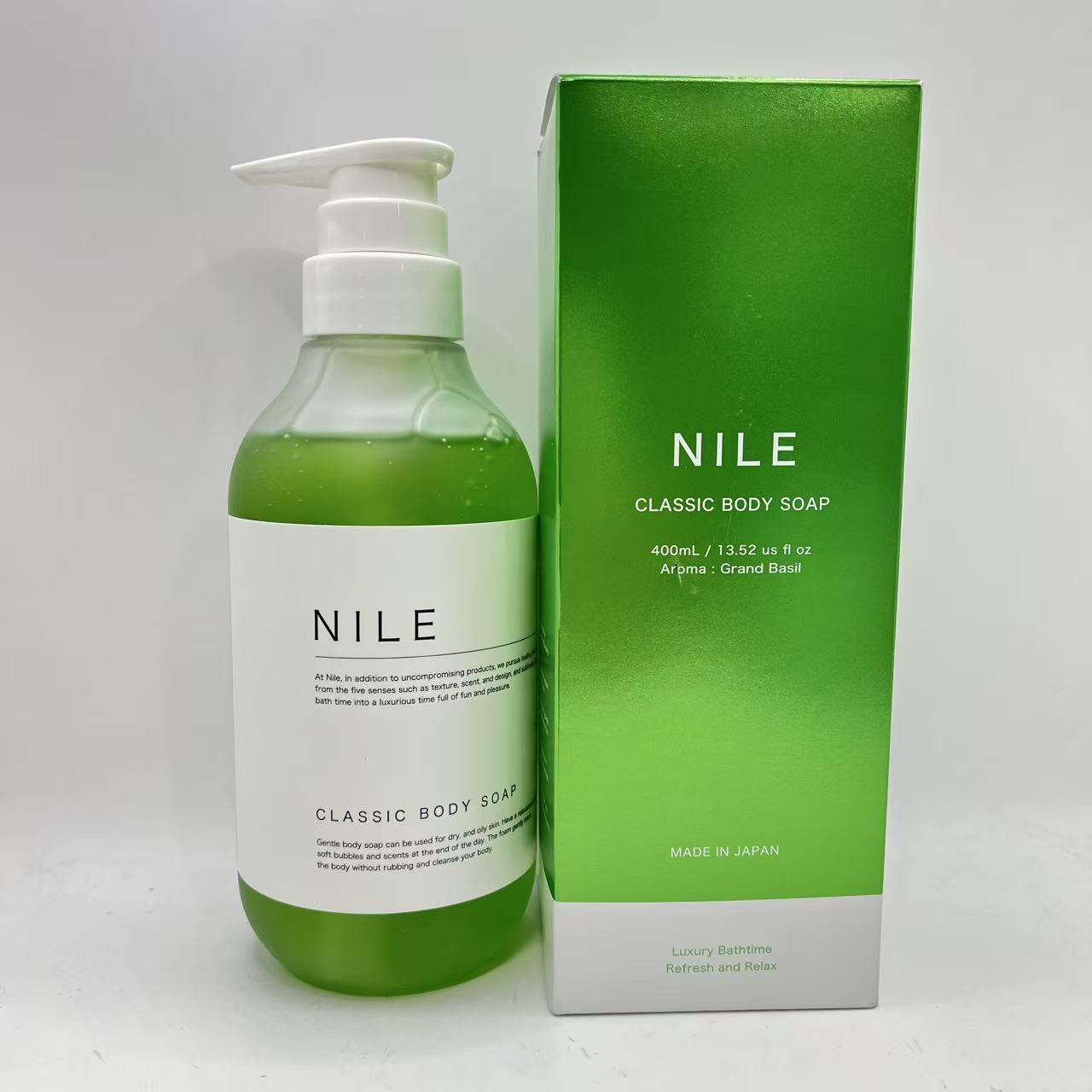 乐天商城 - NILE クラシックボディーソープ 400ml シトラスグリーン（グランドバジルの香り）