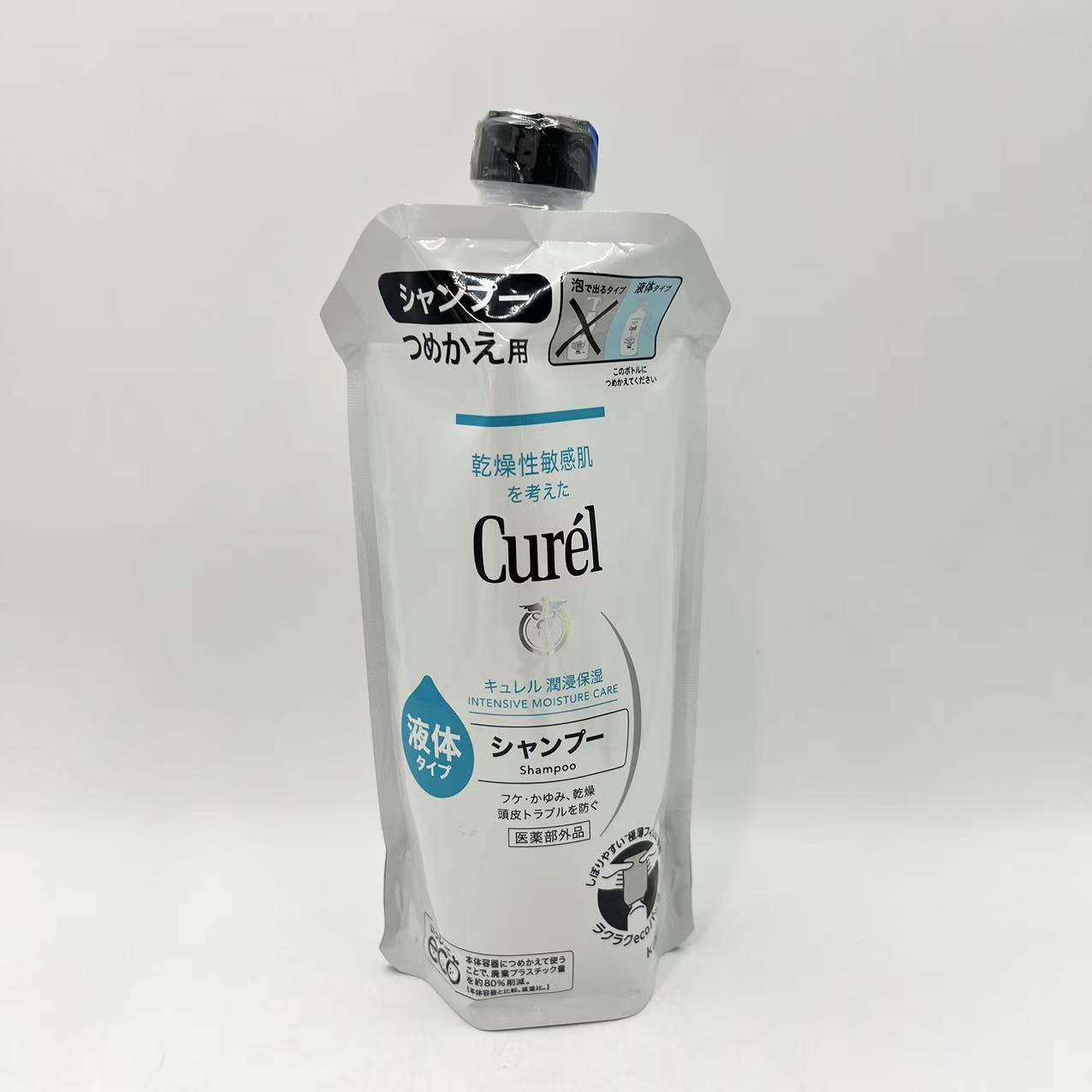 樂天商城 - 【花王】キュレル　シャンプー　つめかえ用　340ml 　×4個セット