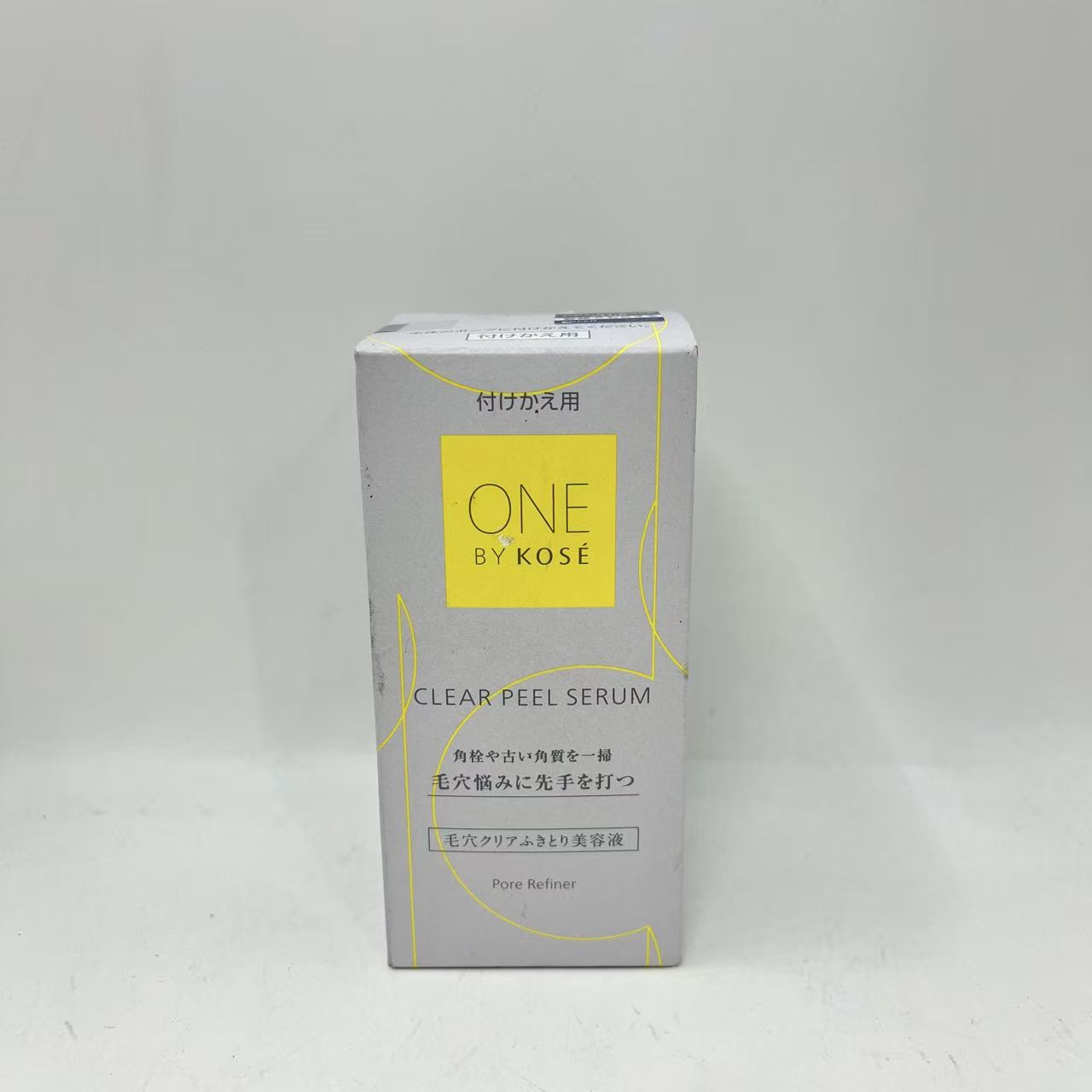 ONE BY KOSE(ワンバイコーセー) ふきとり美容液 毛穴 クリアピール セラム 詰めかえ用 120mL 角栓 角質 保湿 ビタミンE誘導体 ヒアルロン酸 グリセリン