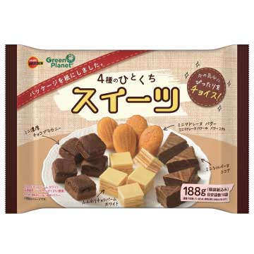 4種のひとくちスイーツ 6袋入 ブルボン焼き菓子 ひとくち 食べやすい 人気商品詰合せ