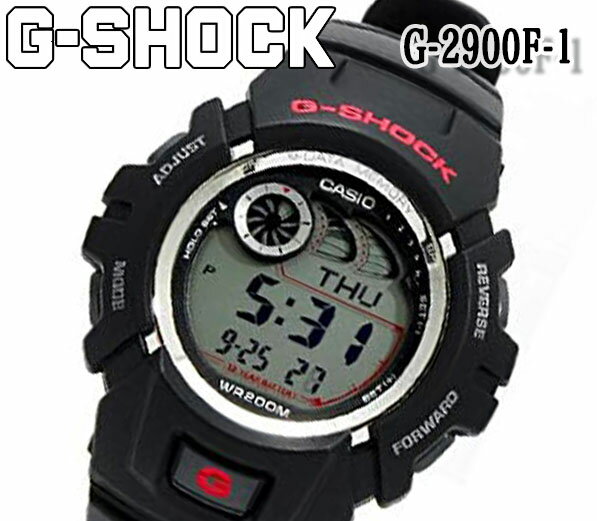 Vi ň G-SHOCK g-2900f-1 ubN JVI CASIO Y rv fB[X fW^ NH[c GVbN VbNWXg o[ XgbvEHb` lC uh  AEghA