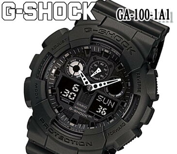 【あす楽対応】【カシオ CASIO】G-SHOCK Gショック アナログ デジタル メンズ 腕時計 NEWコンビネーション GA-100-1A1 人気 おすすめ クォーツ フルブラック