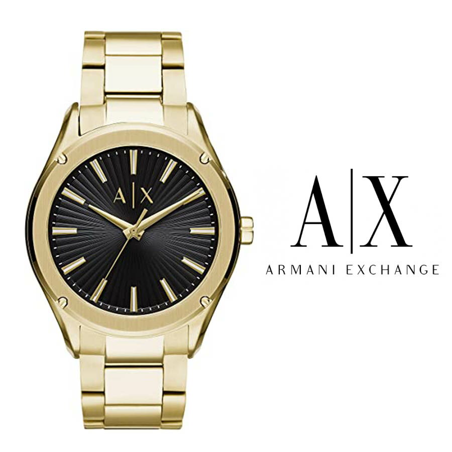 あす楽 送料無料 アルマーニ エクスチェンジ AX2801 ARMANI EXCHANGE FITZ フィッツ メンズ 腕時計 アナログ クオーツ　カレンダー ステンレス 高級 ブランド シンプル 紳士