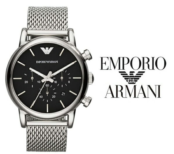エンポリオアルマーニ AR6072 腕時計（メンズ） 【送料無料】【あす楽】エンポリオアルマーニ EMPORIO ARMANI メンズ 腕時計 メッシュ ベルト クロノグラフ LUIGI ルイージ ブラック カレンダー ビジネス AR1811 イントレチャート