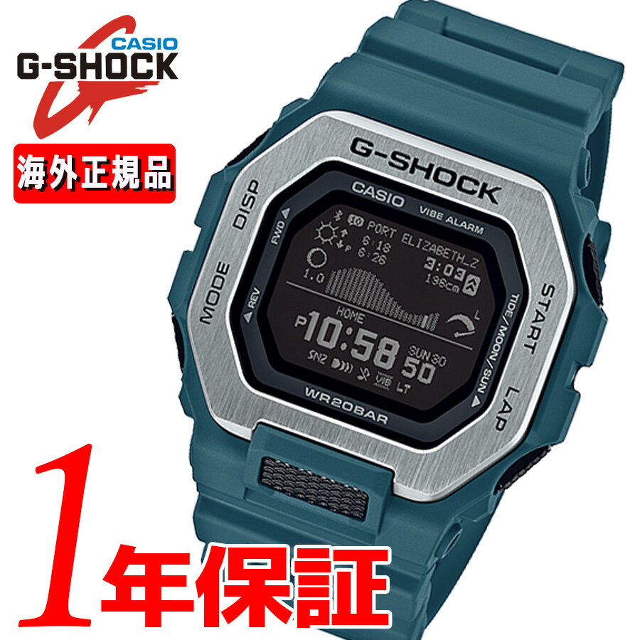 あす楽 送料無料 CASIO カシオ G-SHOCK Gショック メンズ 腕時計 GBX-100-2 G-LIDE ジーライド デジタル Bluetooth スマホリンク モバイルリンク ワールドタイム トレーニング機能 スポーツ 運動 ランニング ジョギング マラソン アウトドア 旅行 ブラック×グリーン