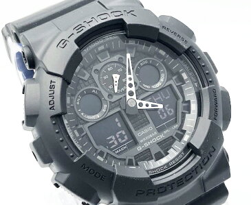 【あす楽対応】【カシオ CASIO】G-SHOCK Gショック アナログ デジタル メンズ 腕時計 NEWコンビネーション GA-100-1A1 人気 おすすめ クォーツ フルブラック