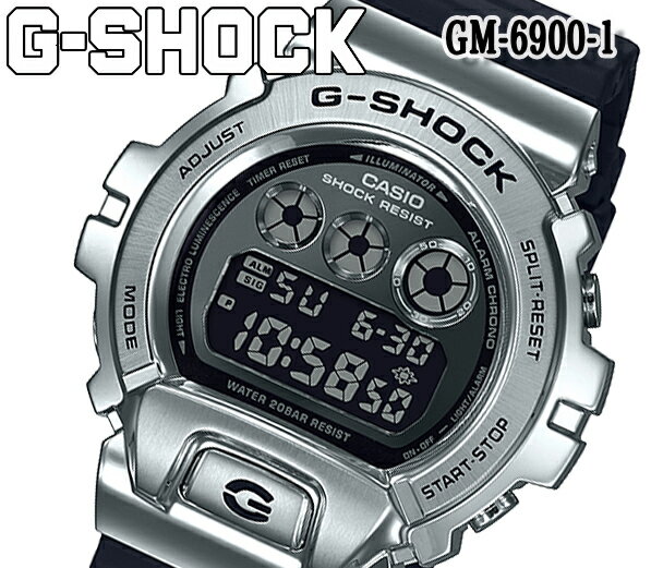 あす楽 送料無料 casio カシオ 腕時計 G-SHOCK メタル ジーショック カシオ デジタル メンズ 腕時計 gm-6900-1 人気 おすすめ クォーツ　耐衝撃　スポーツ アナログ