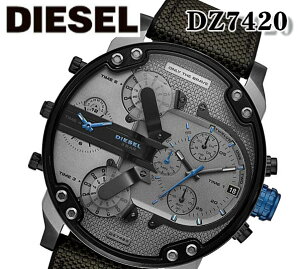 あす楽対応 新品 送料無料 DIESEL ディーゼル DZ7420 Mr Daddy 2.0 ミスターダディ メンズ 腕時計 10気圧 アナログ クォーツ クロノグラフ 人気 ブランド プレゼント ナイロン ベルト