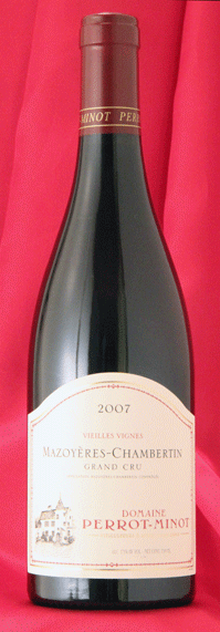 Henri Perrot MinotMazoyeres Chambertin V.V Grand Cru 750mlマゾワイエール・シャンベルタン 750mlアンリ・ペロ・ミノ　Henri Perrot Minotフランス　ブルゴーニュ　ワイン　赤