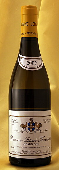 LeflaiveBienvenues Batard Montrachet [2002]750mlビアンヴィニュ・バタール・モンラッシェ[2002]750mlルフレーヴ Leflaiveフランス　ブルゴーニュ　ワイン　白