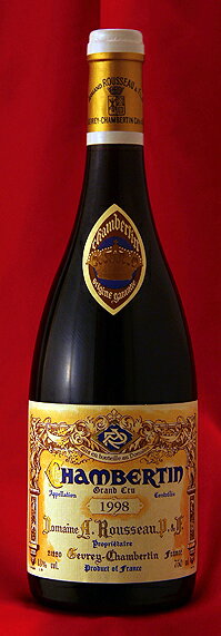 Armand RousseauChambertin [1998] 750ml٥륿[1998] 750mlޥ󡦥륽 Armand Rousseau