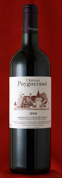 Chateau Puygueraudシャトー ピュイゲロー [2004] 750ml 蔵出しChateau PuygueraudCotes de France