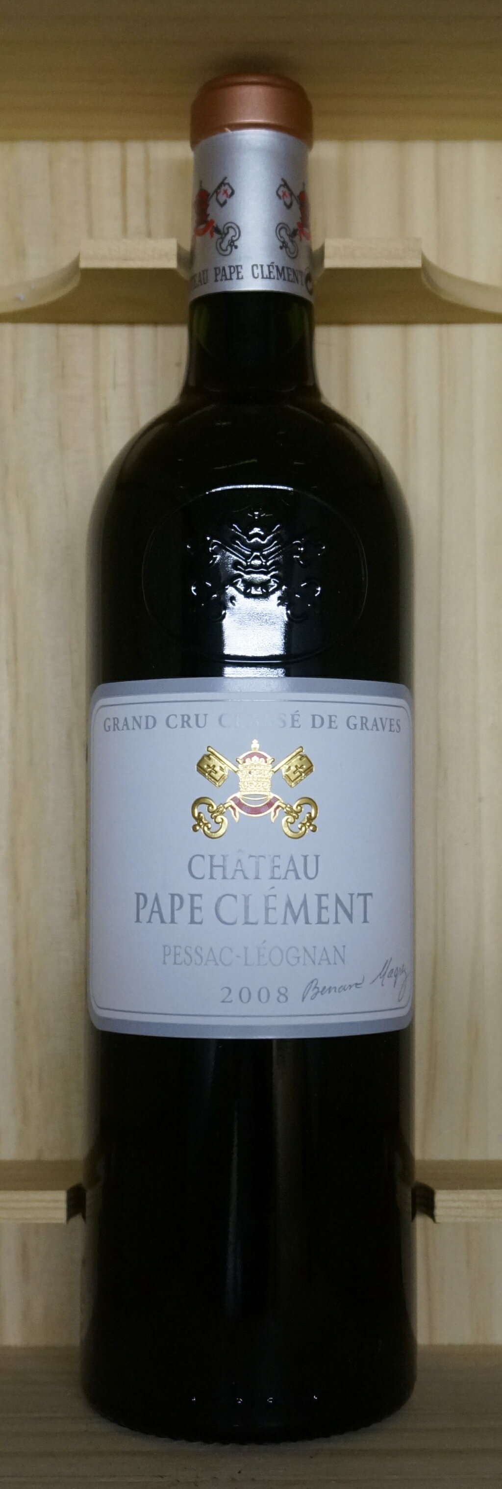 Chateau Pape Clementシャトー・パプ・クレマン [2008] 750ml【送料無料】6本セット蔵出しCh.Pape Clementフランス　ボルドー　ペサック・レオニャン　ワイン　赤