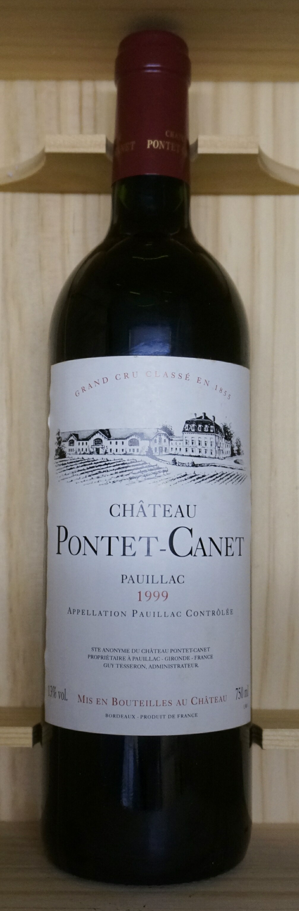 Chateau Pontet Canetシャトー・ポンテ・カネ[1999]750ml　蔵出しCh.Pontet Canet[1999]750mlPauillac