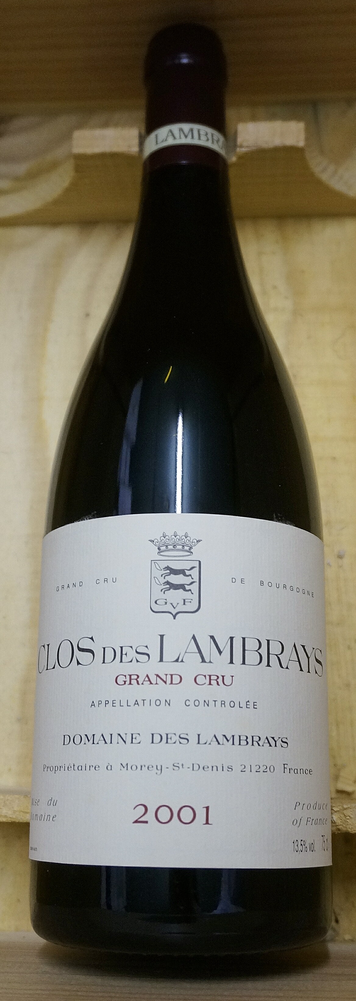 Domaine des LambraysClos des Lambrays[2001]750ml蔵出し　クロ・デ・ランブレイ[2001]750mlドメーヌ・デ・ランブレイ Domaine des Lambrays