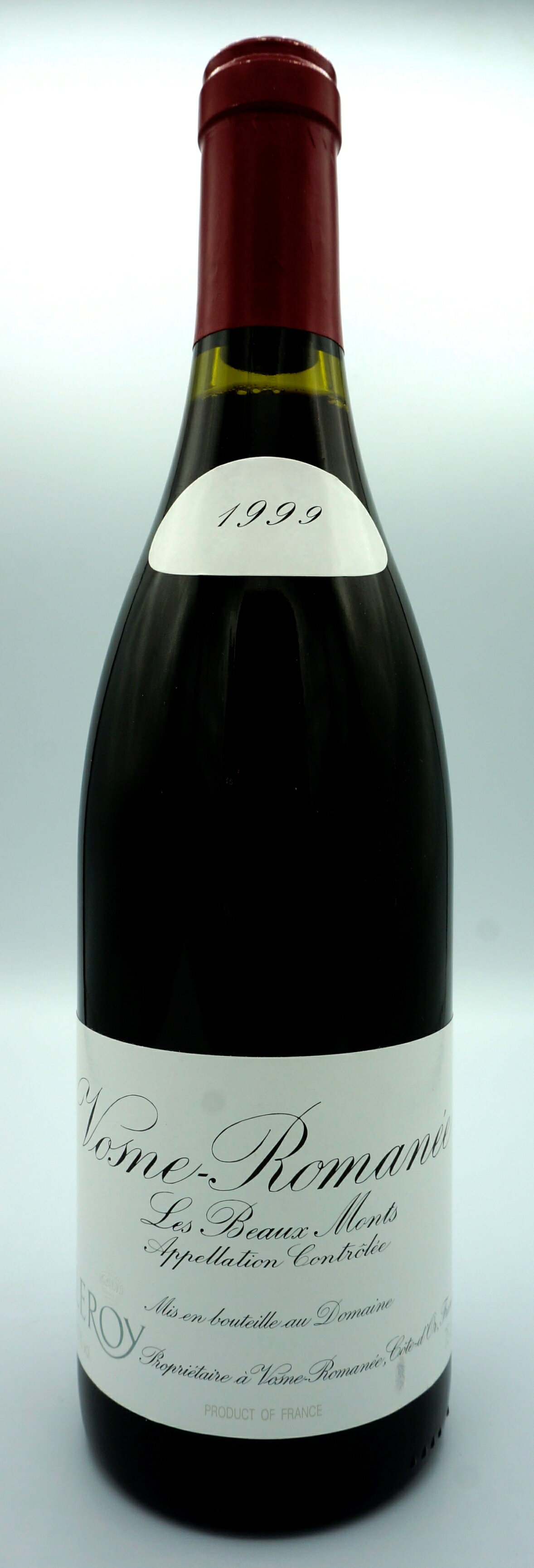 Domaine LeroyVosne Romanee Les Beaumonts [1999]750mlヴォーヌ・ロマネ レ・ボー・モン[1999]750mlドメーヌ・ルロワ　Domaine Leroy