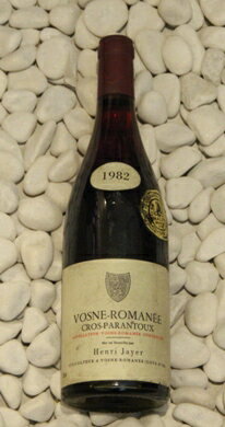 Henri Jayer　アンリ・ジャイエ Vosne Romanee 1er Cros-Parantoux [1982]750mlヴォーヌ・ロマネ 1er クロ・パラントゥ[1982]750ml