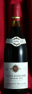 RemoissenetVosne Romanee Premier Cru [1969]750mlヴォーヌ・ロマネ・プルミエ・クリュ[1969]750mlルモワスネ Remoissenetワイン フランス　ブルゴーニュ　赤