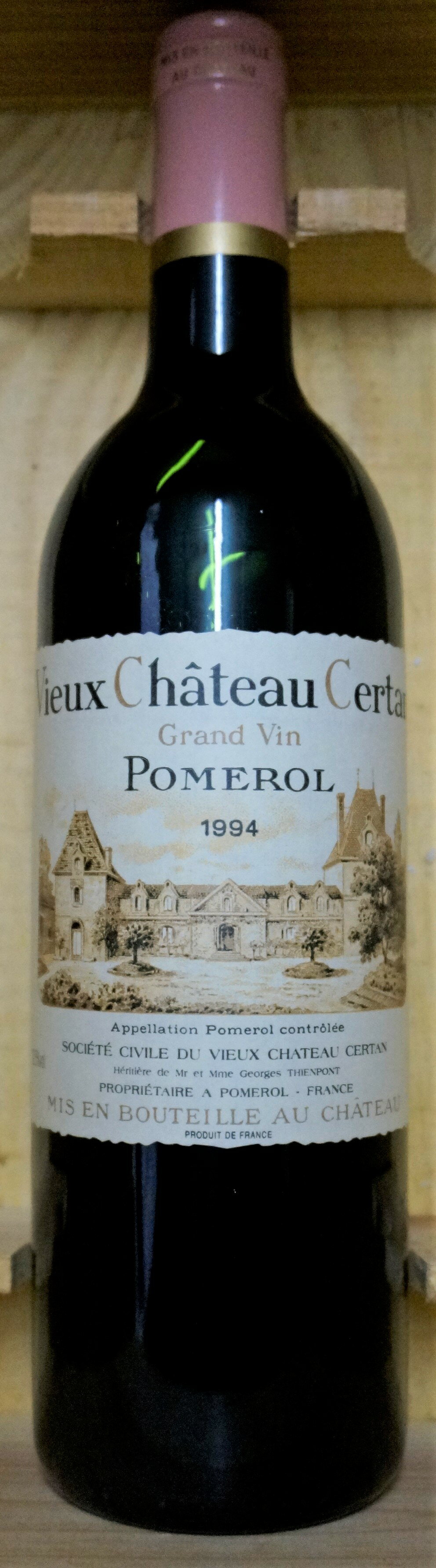 Vieux Chateau Certanヴュー・シャトー・セルタン[1994] 750ml 蔵出しVieux Chateau Certan