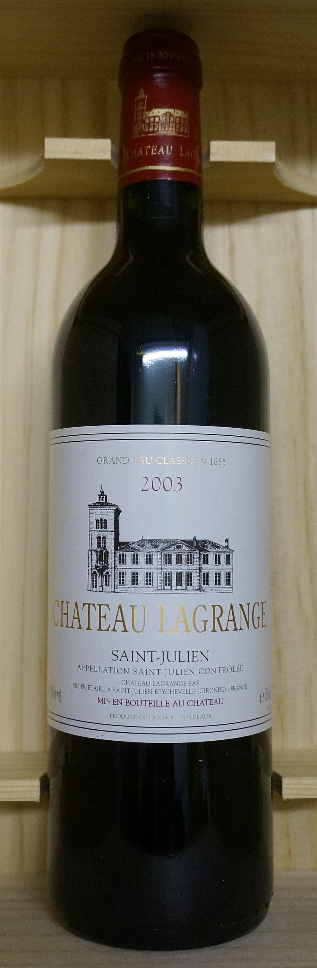 Chateau Lagrangelシャトー・ラグランジュ[2003]750ml Ch. LagrangeSaint Julien