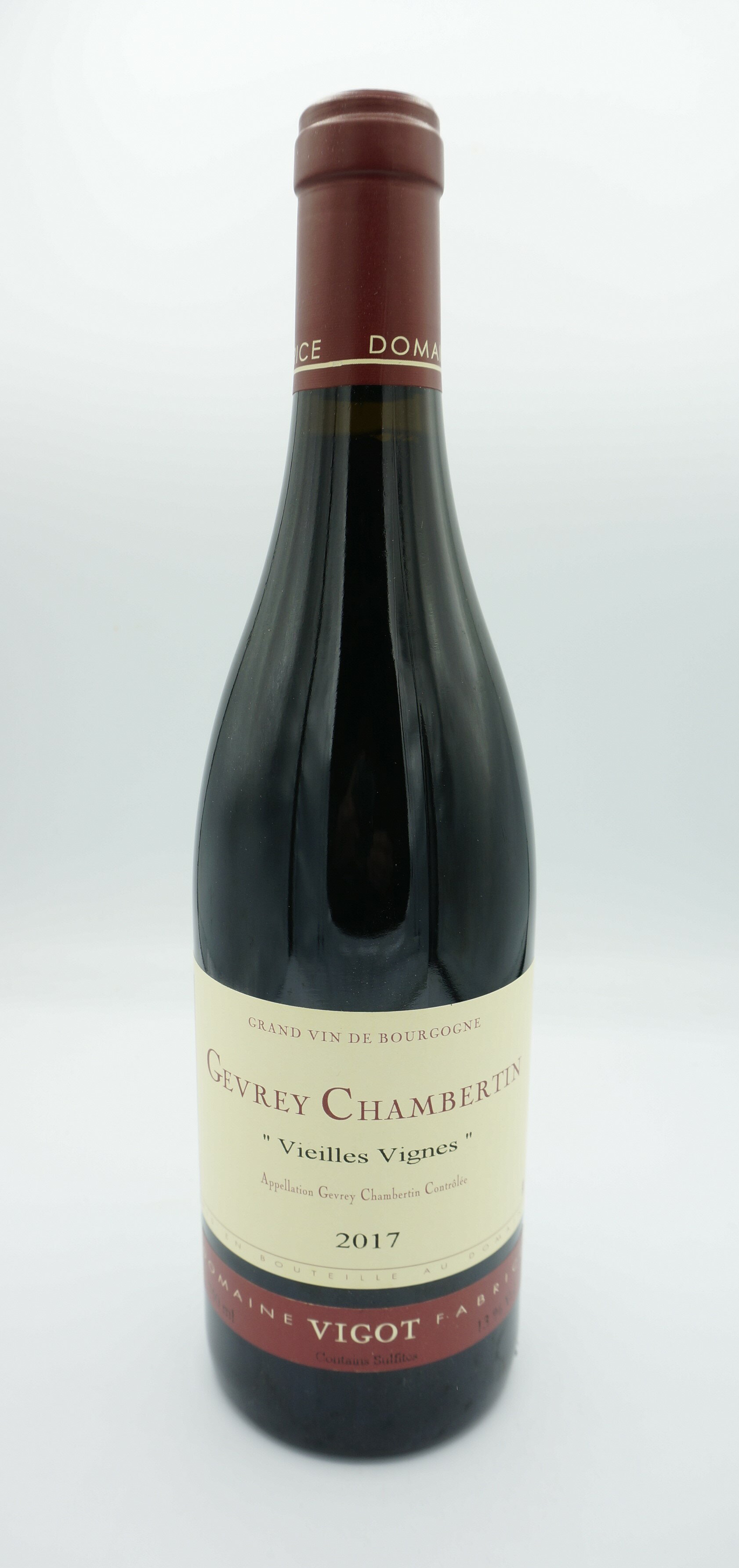 Vigot FabriceGevrey Chambertin Vieille Vignes [2017]750ml ジュヴレ・シャンベルタン ヴィエイユ・ヴィーニュ[2017]750mlヴィゴ・ファブリスVigot Fabriceのサムネイル