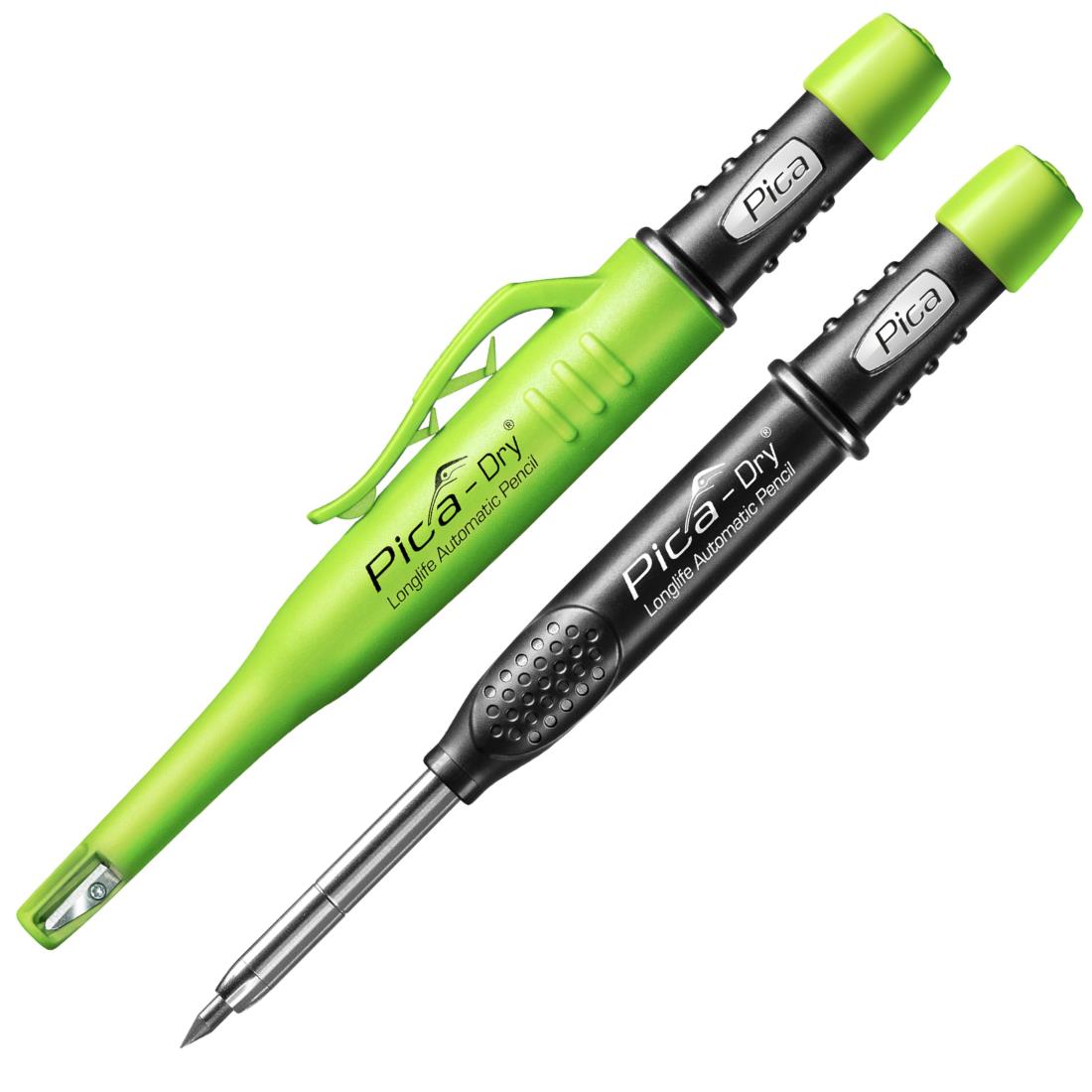 ピカマーカー 建築用シャープペンシル“Dry” 丸芯2．8mm 黒2B 3030