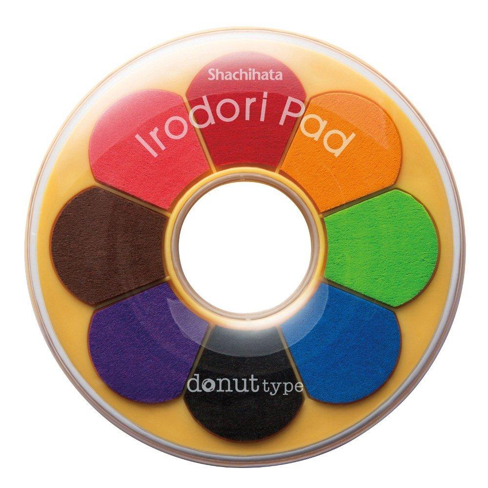 シャチハタ スタンプ台 イロドリパッド ドーナツタイプ HPR-8DA