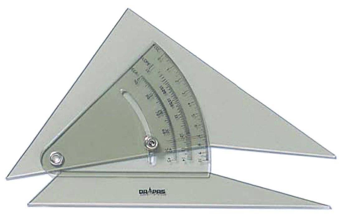 ドラパス 自在勾配定規 3mm厚 20cm 13904