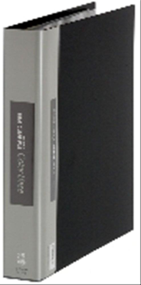 キングジム クリアファイル カラーベース 差替式 最大収納120ポケット 30穴 A4タテ 黒 139-3-BK