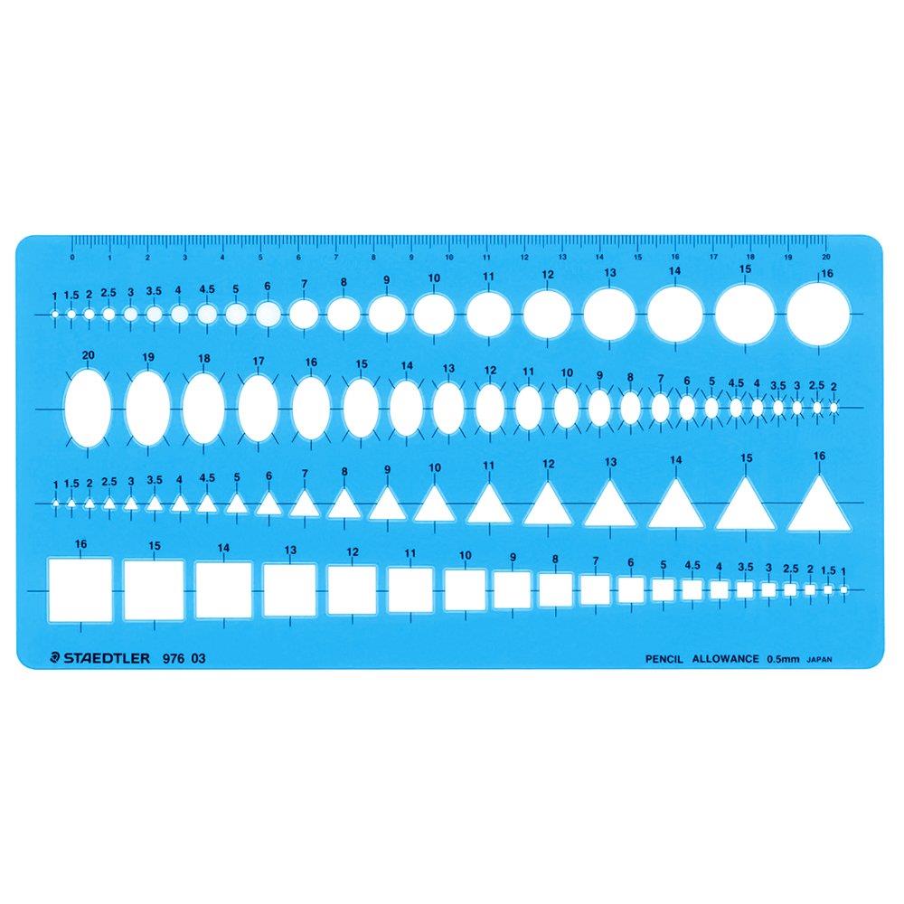 ステッドラー(STAEDTLER) テンプレート 組合せ定規 1枚 976 03