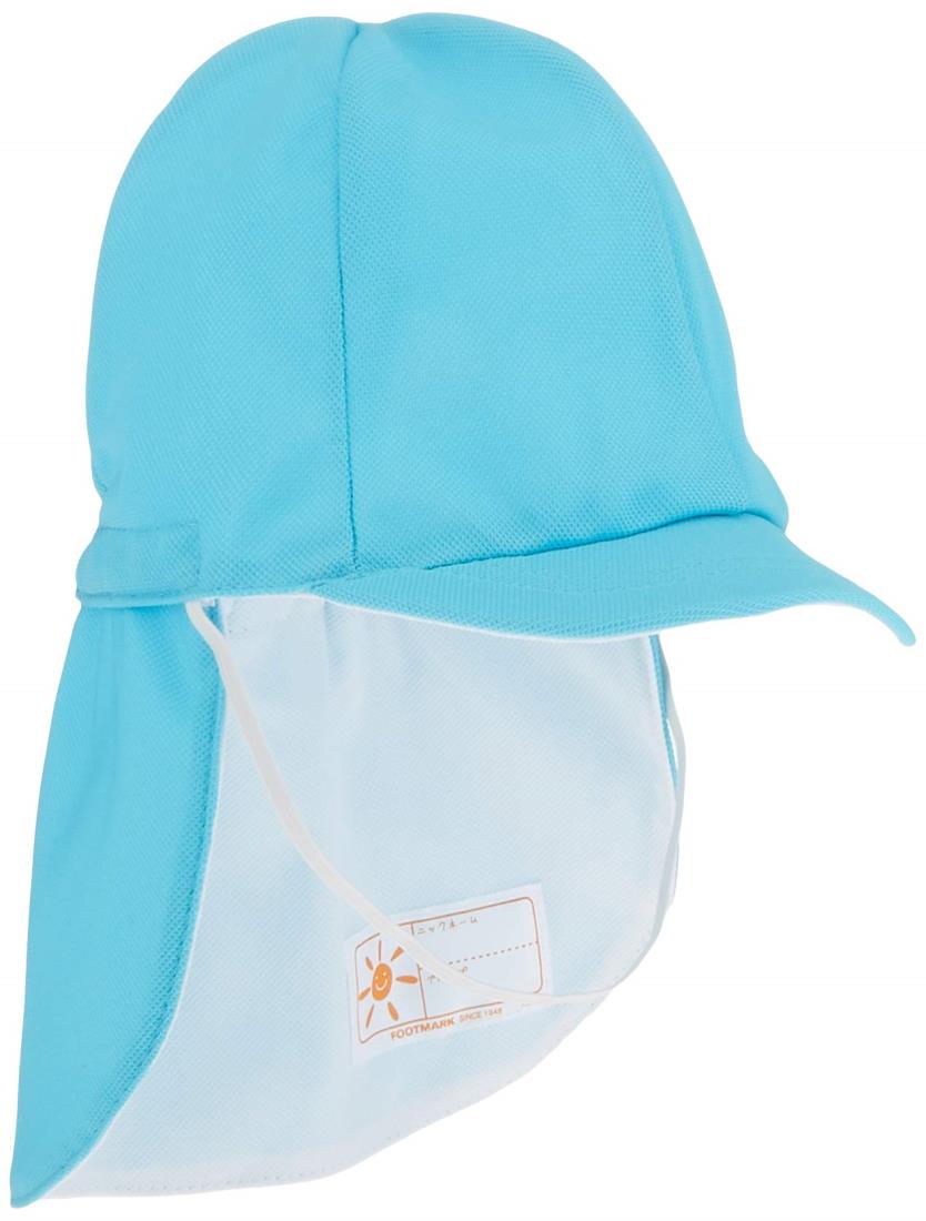 FOOTMARK(フットマーク) 学校体育 体操帽 フラップ付き体操帽子 フラップ取り外し可能 101215 サックス(06) S